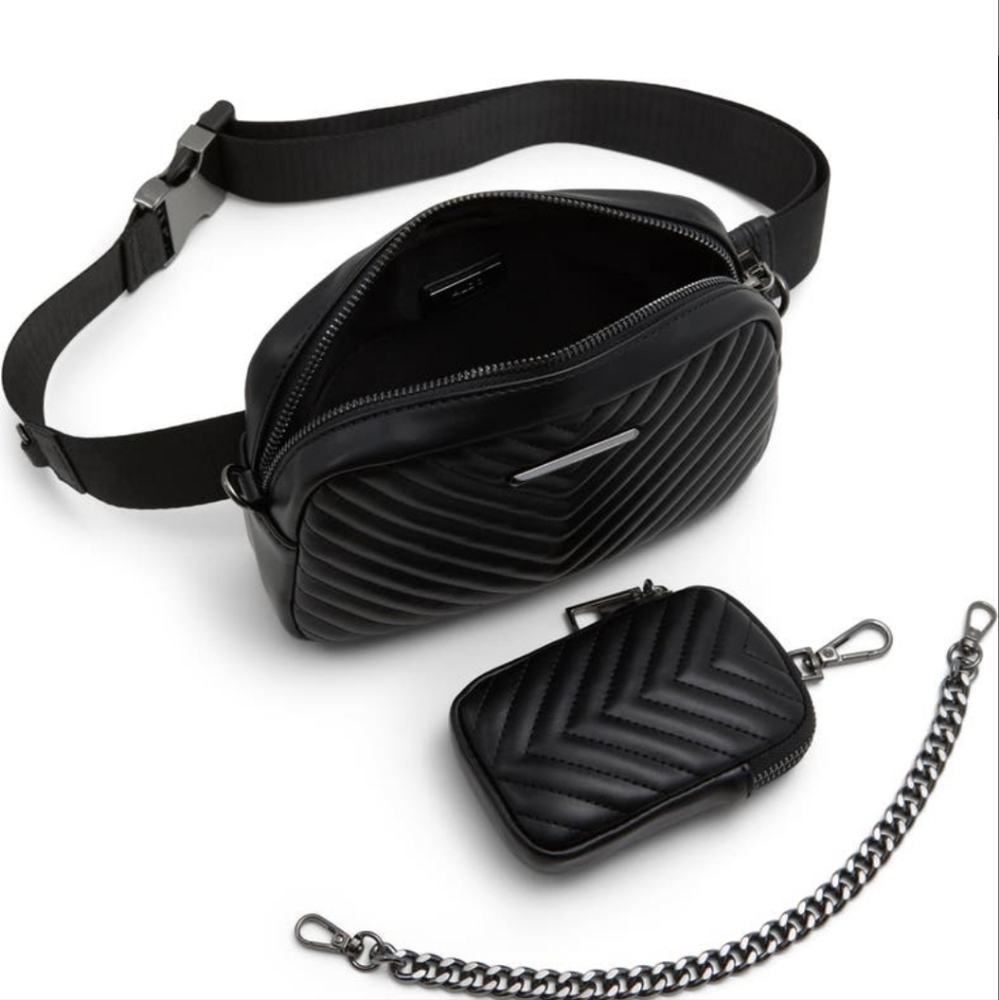 ALDO Zinka Quilted Faux Leather Belt Bag